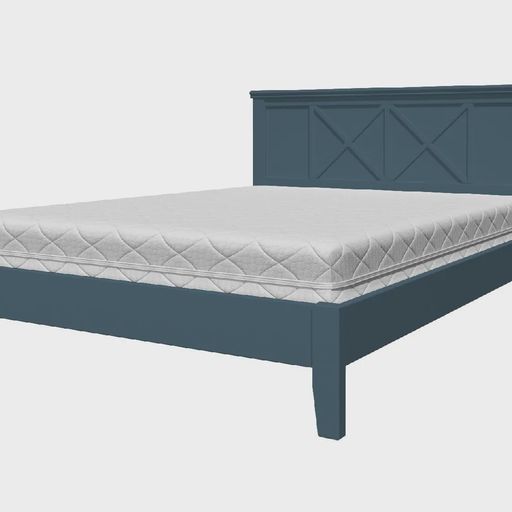 Кровать «Грация-2», сапфировая